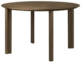 Τραπέζι Τραπεζαρίας Comfort Circle Smooth 5856C5856-2 Φ120x74,7cm Dark Oak Umage Ατσάλι,Ξύλο,Mdf