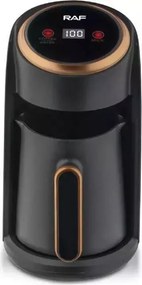 Raf Μηχανή Ελληνικού 600W με Χωρητικότητα 300ml Μαύρη R.116