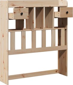 vidaXL Κεφαλάρι με Αποθ. Χώρο 75 εκ. από Μασίφ Ξύλο Πεύκου