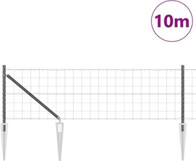 vidaXL Συρματόπλεγμα με ακίδες 10 x 0,6 μ (Π x Υ)
