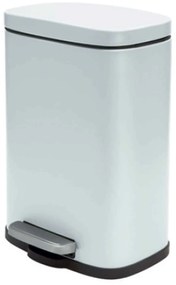 Κάδος Απορριμμάτων Akira 05392.004 5lt White Metal