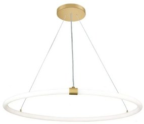 Φωτιστικό Οροφής Κρεμαστό 01405-04 D60cm 20W LED 3000K 1500Lm Gold Luma