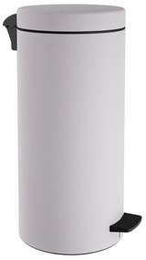 Κάδος Απορριμμάτων Soft Close 20Lt 18-310-033 25x55cm Matte White Pam&amp;Co Stainless Steel