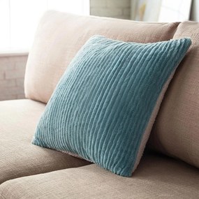 Διακοσμητική Μαξιλαροθήκη Fleece  (45x45) Gofis Home Softy Ciel 478/01