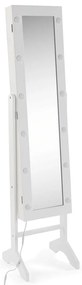 Τοίχο καθρέφτη Versa Λευκό Καθρέφτης Ξύλο MDF 35 x 153 x 35,2 cm Κόσμημα Ποδιού