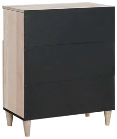 vidaXL Πλαϊνό γραφείο Λευκό 33.5 x 60 x 75 εκ