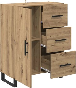 vidaXL Πλαϊνό γραφείο Artisan Oak 69,5 x 34 x 90 εκ.