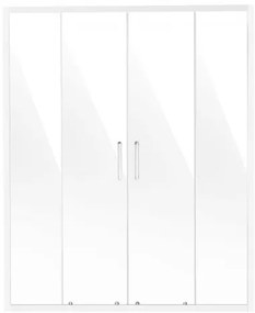 VEVOR Semi-frameless Double Sliding Shower Door SGCC Tempered Glass 1/4&quot; Chrome
