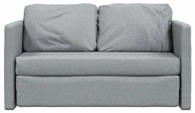 vidaXL Καναπές-Κρεβάτι Δαπέδου 2 σε 1 Αν. Γκρι 112x174x55 εκ. Ύφασμα