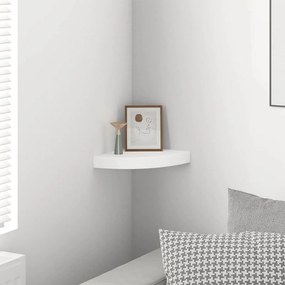 vidaXL Ράφι Τοίχου Γωνιακό Λευκό 25 x 25 x 3,8 εκ. από MDF