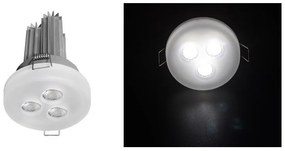 Χωνευτό Σποτ Φωτιστικό Οροφής 3x3W LED 90° Lumen-21-71339000-Ασημί 21-71339000