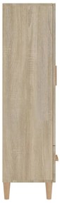 vidaXL Ντουλάπα Sonoma Δρυς 70 x 31 x 115 εκ. από Επεξεργασμένο Ξύλο