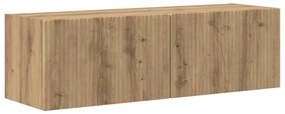 vidaXL Ντουλάπι TV 3 pcs Artisan Oak