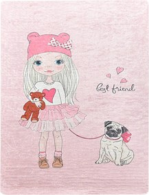 Carpet (140 x 190) Best Friend Multicolor