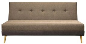 Καναπές - Κρεβάτι Napster Fylliana Cappuccino ύφασμα με Καφέ Ρίγα 180x80x95εκ 180x80x95 εκ.