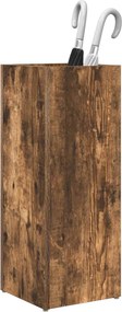 VidaXL Σχέδιο & βάση αποθήκευσης Καπνιστό Δρύς 25 x 24,5 x 64 εκ.