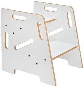 Πύργος εκμάθησης Steppy pakoworld λευκό mdf 34x39x39εκ (1 τεμάχια)