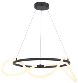 Φωτιστικό Κρεμαστο Aca ZM36LEDP60BK KYMA Μαύρο Ματ (Black Mat) 3000K