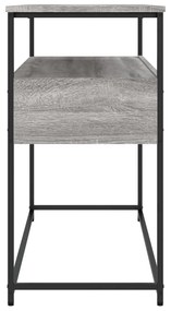 Τραπέζι Κονσόλα Γκρι Sonoma 100x40x75 εκ. Επεξεργασμένο Ξύλο - Γκρι