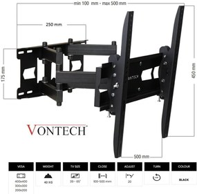 VONTECH VT-752 HC PRO WALL MOUNT