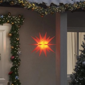 vidaXL Φωτιστικό Χριστουγεννιάτικο με LED Αναδιπλούμενο Κόκκινο 43 εκ