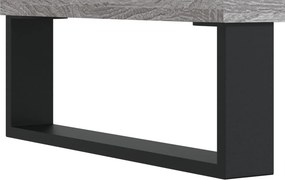 vidaXL Δισκοθήκη Γκρι Sonoma 121 x 38 x 48 εκ. από Επεξεργασμένο Ξύλο