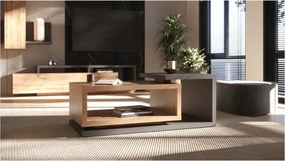 Τραπεζάκι σαλονιού Bron plus ξύλινο μπεζ 120x60x40εκ