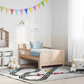 vidaXL Σκελετός Κρεβατιού Καφέ 80 x 200 cm Επεξεργασμένο ξύλο