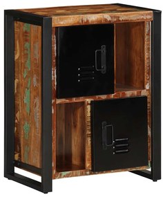 vidaXL Σκευοθήκη Πολύχρωμο 55x35x70 cm Ξύλο μασίφ αναγεννημένο