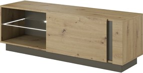 Lh-homefurniture Έπιπλο τηλεόρασης 36146-ARC-STV Artisan+Γραφίτης 138,1x45,5x40cm 36146-ARC-STV