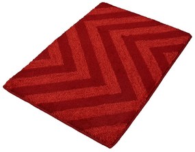 Πατάκι Μπάνιου Malua 5533 Dark Red Kleine Wolke 50X60 Acrylic, Polyester