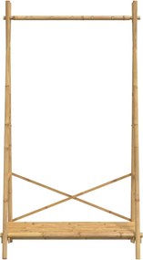 vidaXL Κρεμάστρα Ρούχων με Ράφι 102 x 50 x 190 εκ. Μπαμπού