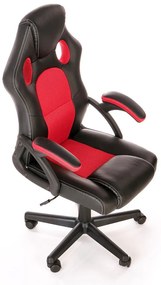 ΚΑΡΕΚΛΑ ΓΡΑΦΕΙΟΥ / GAMER CAIN ΜΑΥΡΟ / ΓΚΡΙ 62x63x108-117cm