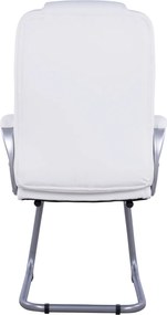 ΚΑΡΕΚΛΑ ΕΠΙΣΚΕΠΤΗ JAYA HM1144.02 PU ΛΕΥΚΟ 63x67x112Υεκ
