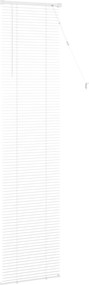 vidaXL Βενετσιάνικη Σκίαση Λευκός 213 x 60 εκ 25 mm PVC