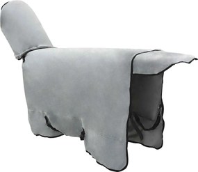 vidaXL Σαμάρι Ίππου Φωτεινό γκρι και ροζ Πολυεστέρας