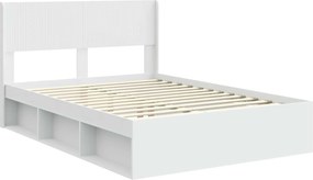 vidaXL Καλάθι με αποθήκη και κεφαλάρι Λευκό 140 x 190 cm