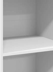 vidaXL Ντουλάπι Λευκό 45x41x124 εκ. από Επεξεργασμένο Ξύλο