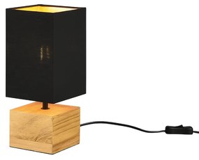 Φωτιστικό Επιτραπέζιο Πορτατίφ 12xH30cm 1xE14 Natural Wood Trio Lighting  Woody R50171080