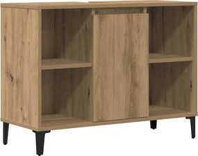 vidaXL Ντουλάπι Νιπτήρα τεχνίτης Δρυς 80 x 33 x 60 εκ.