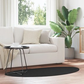 vidaXL Χαλί 'HUARTE' Χαμηλής Πυκνότητας Μαλακό και Πλενόμενο Μαύρο 80x150 εκ.