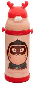 Παγούρι - Θερμός 350ml Με Καλαμάκι Estia Animals Gorilla 01-10966