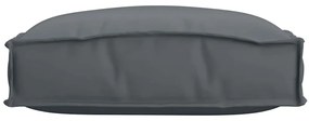 vidaXL Μαξιλάρι παλέτας για κάθισμα 2 pcs Ανθρακί 40 x 40 x 8 εκ.