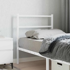 vidaXL Ανταλλακτικό κεφαλάρι Λευκό 75 εκ. Μεταλλικό