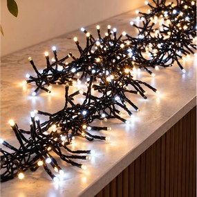 1512 LED Φωτάκια - 11 Μέτρα - Χρονοδιακόπτης - Λευκό, Θερμό Λευκό