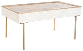 Τραπεζάκι Καφέ Home ESPRIT Σίδερο Ξύλο από Μάνγκο 120 x 60 x 57 cm