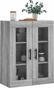 vidaXL Ντουλάπι Τοίχου Γκρι Sonoma 69,5 x 34 x 90 εκ.