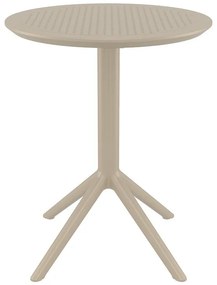 SKY TAUPE Φ60X74εκ. ΤΡΑΠΕΖΙ ΠΤΥΣ/ΝΟ ΠΟΛ/ΝΙΟΥ