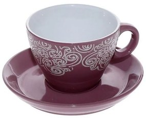 Φλυτζάνι Καπουτσίνο Vienna Hun122K6 Bordo Espiel Ceramic