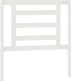 vidaXL Καναπές Κρεβάτι Συρόμενος Λευκός 2x(90x190) εκ. από Μασίφ Πεύκο